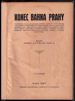 Karel Ladislav Kukla: Konec bahna Prahy