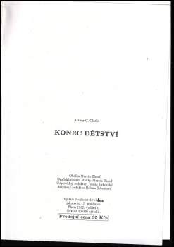 Arthur Charles Clarke: Konec dětství