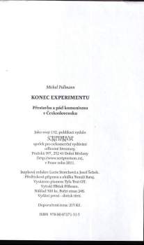Konec experimentu : přestavba a pád komunismu v Československu