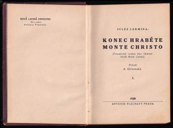 Jules Lermina: Konec hraběte Monte Christo
