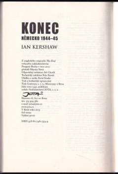 Ian Kershaw: Konec