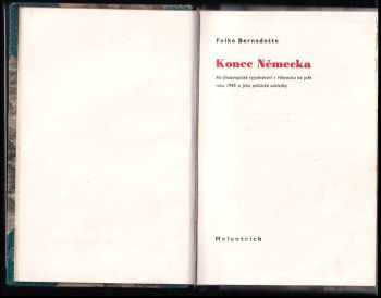 Folke Bernadotte af Wisborg: Konec Německa