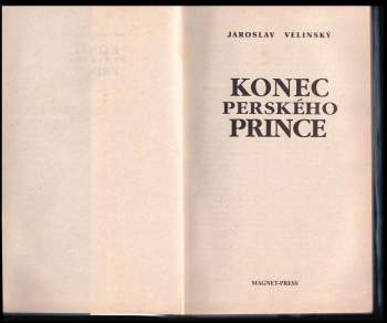 Jaroslav Velinský: Konec perského prince