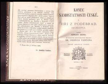 Ernest Denis: Konec samostatnosti české