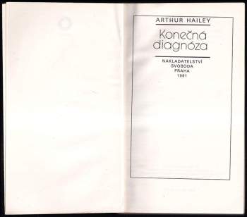 Arthur Hailey: Konečná diagnóza