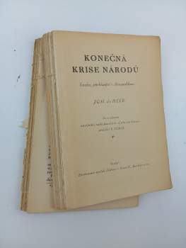 Johannes de Heer: Konečná krise národů