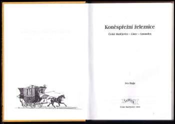 Ivo Hajn: Koněspřežní železnice
