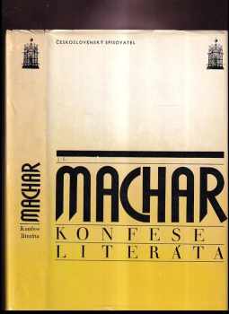 Josef Svatopluk Machar: Konfese literáta