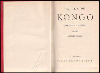 Andre Gide: Kongo