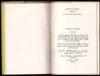 Vachel Lindsay: Kongo