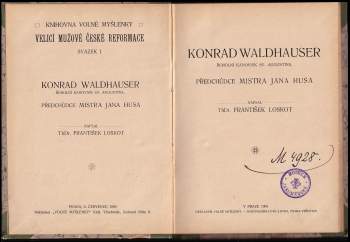 František Loskot: Konrad Waldhauser