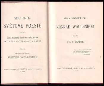 Adam Mickiewicz: Konrad Wallenrod