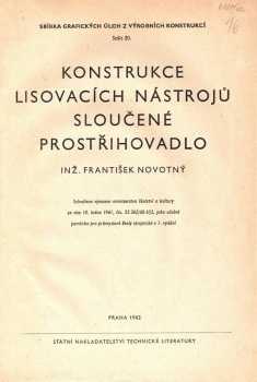 František Novotný: Konstrukce lisovacích nástrojů