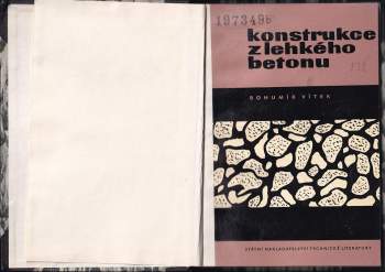 Bohumír Vítek: Konstrukce z lehkého betonu