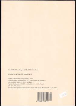 Marie Kargerová: Konstruktivní geometrie