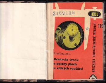 Čeněk Nenáhlo: Kontrola tvaru a polohy ploch u velkých součástí