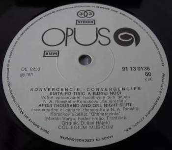 Collegium Musicum: Konvergencie (2xLP)