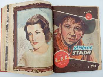 Jackson Gregory: KONVOLUT DOBRODRUŽNÝCH PERIODIK: Dravec Mexika + Létající cowboyové(20) - Romány  + O rodný ranč + Piráti prérie  + Válka rančerů + Zlatá lavina + Muž ze západuy - ročník V. + Stříbrné stádo + Zákon mužů  sešit + Stíny na stezkách + Bláznivý Jack + Spravedlivé pistole + Důl v Arizoně + Mraky jdou s hor + Zlato pouště