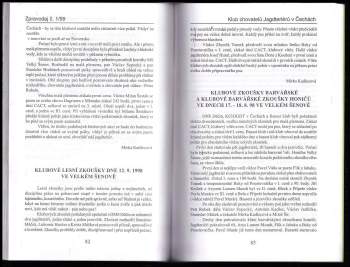 KONVOLUT Klub Chovatelů Jagdteriérů v Čechách 1992 - 2004