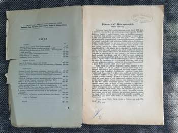 Josef Pekař: KONVOLUT ROČNÍKŮ 1905 - 1950 Český časopis historický + Časopis společnosti přátel starožitností