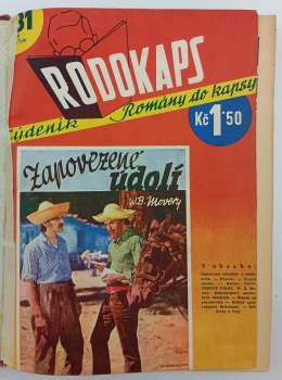 Robert Ames Bennet: Zlatá lavina - Rodokaps 132 (28)  - ročník III.