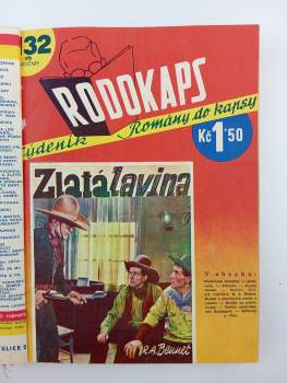 Robert Ames Bennet: Zlatá lavina - Rodokaps 132 (28)  - ročník III.