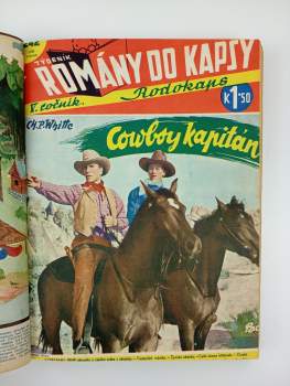 Jaroslav Danda: KONVOLUT ROMÁNY DO KAPSY - RODOKAPS 13 čísel (IV. + V. ročník)