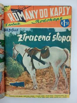 Jaroslav Danda: KONVOLUT ROMÁNY DO KAPSY - RODOKAPS 13 čísel (IV. + V. ročník)