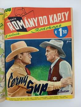 Jaroslav Danda: KONVOLUT ROMÁNY DO KAPSY - RODOKAPS 13 čísel (IV. + V. ročník)