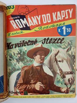 Jaroslav Danda: KONVOLUT ROMÁNY DO KAPSY - RODOKAPS 13 čísel (IV. + V. ročník)