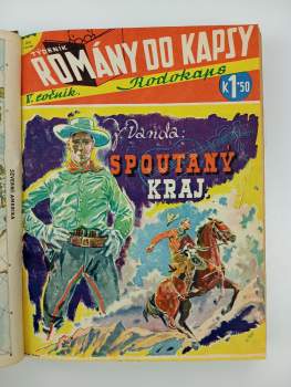 Jaroslav Danda: KONVOLUT ROMÁNY DO KAPSY - RODOKAPS 13 čísel (IV. + V. ročník)