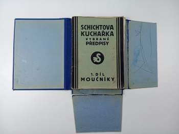 Václav Soukup: KONVOLUT Schichtova kuchařka 1 - 4 + Saláty a jejich úprava