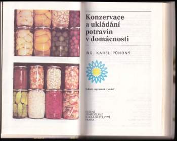 Karel Půhoný: Konzervace a ukládání potravin v domácnosti