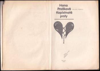 Hana Prošková: Kopistnaté prsty