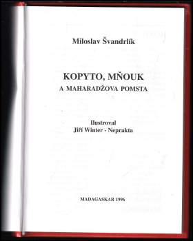 Miloslav Švandrlík: Kopyto, Mňouk a maharadžova pomsta