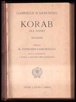Gabriele d'Annunzio: Koráb