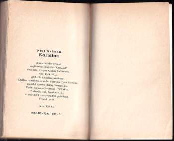 Neil Gaiman: Koralina