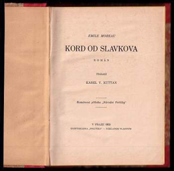 Émile Moreau: Kord od Slavkova