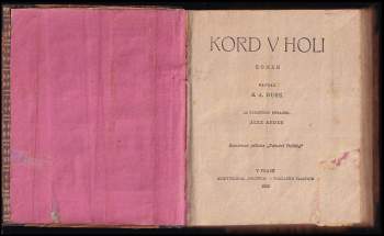 Samuel August Duse: Kord v holi