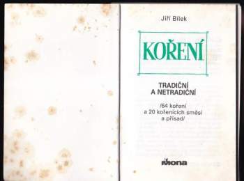 Jiří Bílek: Koření tradiční a netradiční