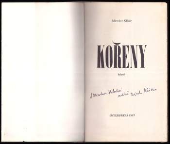 Miroslav Klivar: Kořeny