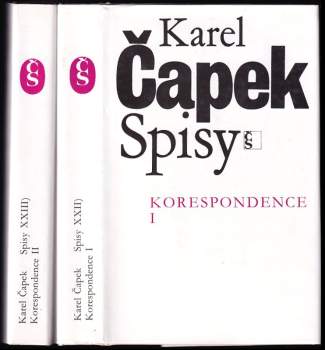 Karel Čapek: Korespondence I