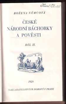 Božena Němcová: Studie národopisné