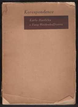 Korespondence Karla Havlíčka s Fany Weidenhoffrovou