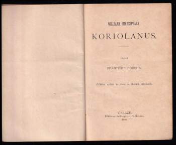 William Shakespeare: Koriolanus