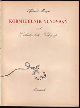 Frederick Marryat: Kormidelník Vlnovský, aneb, Záhuba lodi "Pokojný"