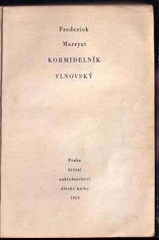 Frederick Marryat: Kormidelník Vlnovský