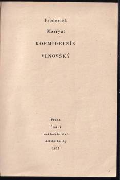 Frederick Marryat: Kormidelník Vlnovský