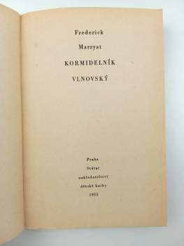Frederick Marryat: Kormidelník Vlnovský