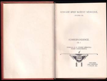 Božena Němcová: Korrespondence